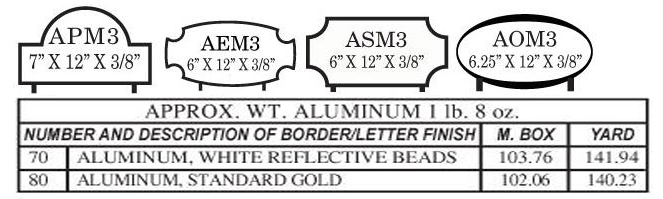 Double sided Yard Mounted Address Plate Plaque